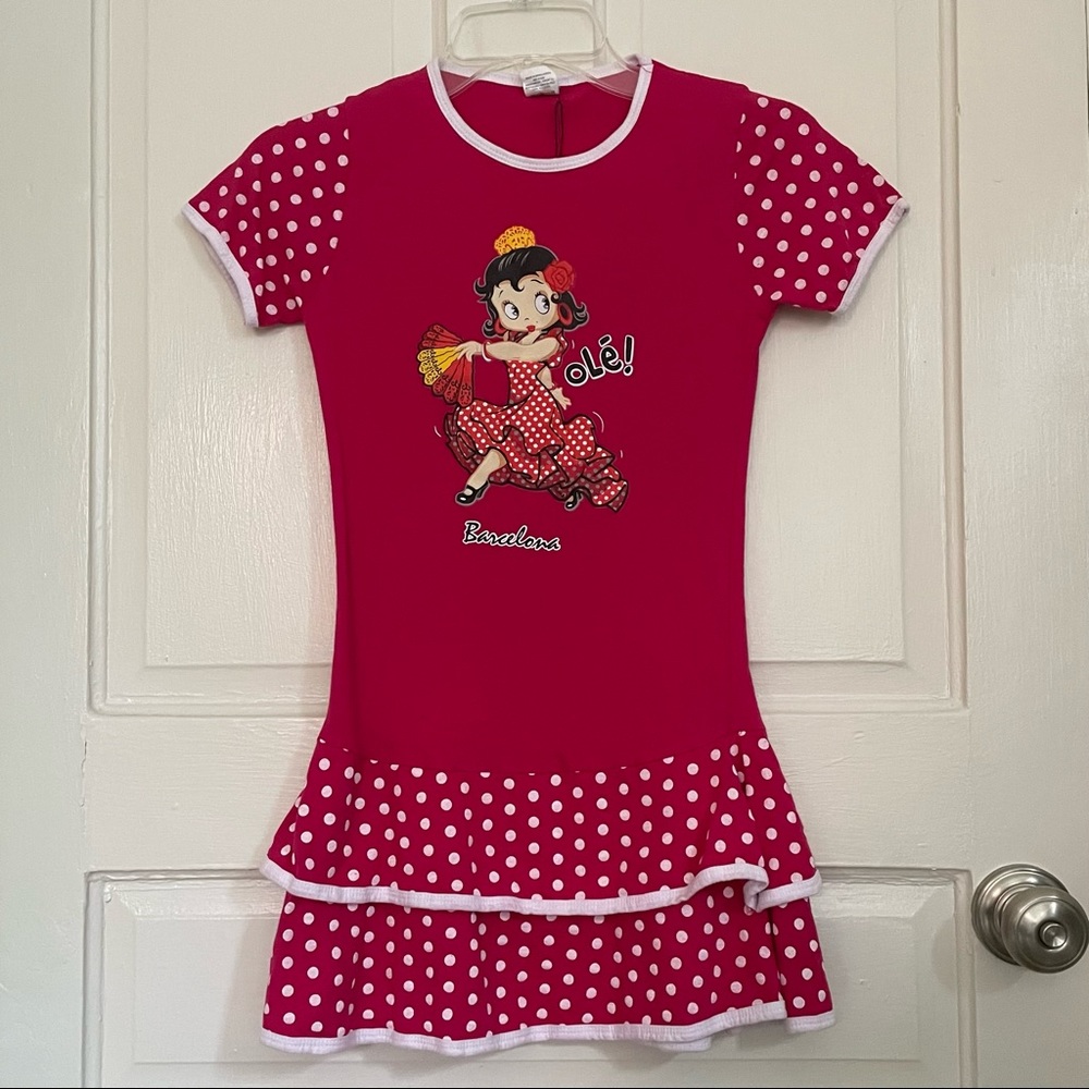 vintage betty boop barcelona mini dress
